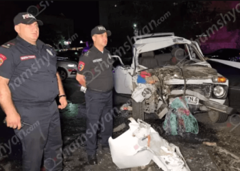 1 զոհ, 4 վիրավոր, այդ թվում՝ երեխաներ․ Երևանում բախվել են «ՎԱԶ 2121»-ն ու «Ford»-ը