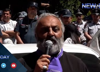 Արայով մի՛ խոսա. բախում Սրբազանի եւ ոստիկանների միջև