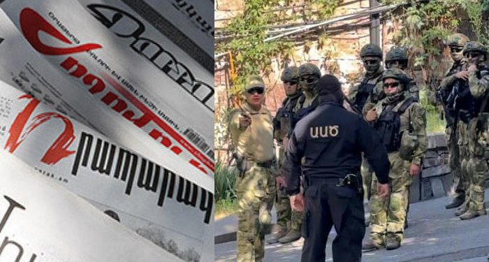 «Հրապարակ». ԱԺ շենքի ներսում մարտական ավտոմատներով Փաշինյանի անվտանգությունն ապահովել է միանգամից 4 ուժային կառույց