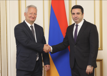 ԱԺ նախագահն ու Գերմանիայի դեսպանը քննարկել են անվտանգության իրավիճակը Հարավային Կովկասում