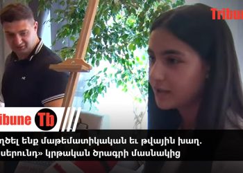 Ստեղծել ենք մաթեմատիկական եւ թվային խաղ. «ԱԲ սերունդ» կրթական ծրագրի մասնակից. տեսանյութ