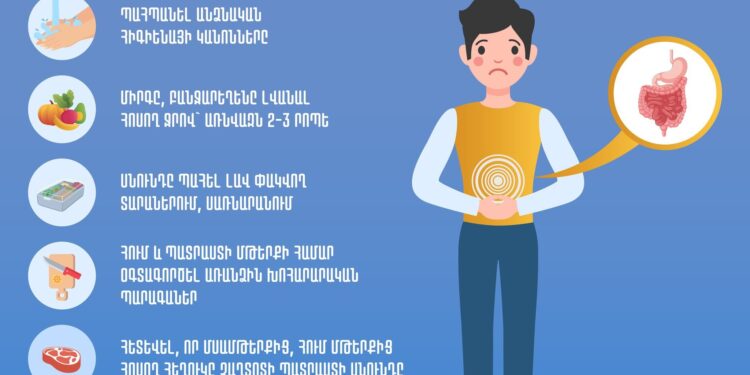 Խորհուրդներ՝ ամռանը սննդային թունավորումներից և աղիքային վարակիչ հիվանդություններից զերծ մնալու համար