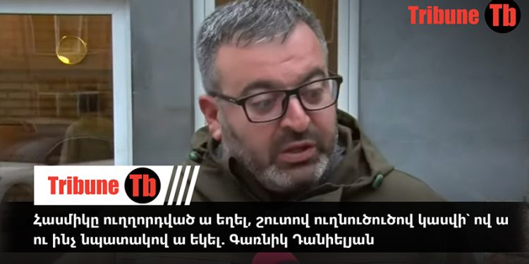 Հասմիկը ուղղորդված ա եղել, շուտով ուղնուծուծով կասվի՝ ով ա ու ինչ նպատակով ա եկել. Գառնիկ Դանիելյան. տեսանյութ