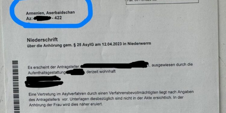 Փաստաթղթերում ծննդավայրը նշվում է Հայաստան-Ադրբեջան․ Գերմանիայի հայերի ահազանգին արձագանքել է ԱԳՆ-ն. abc media