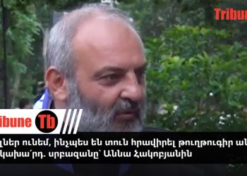 Տվյալներ ունեմ, ինչպես են տուն հրավիրել թուղթուգիր անողների, լրիվ կախա՛րդ. սրբազանը՝ Աննա Հակոբյանին. տեսանյութ