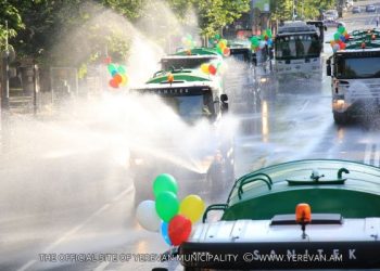 Վարդավառի տոնին նվիրված՝ ջրցանները կանցնեն Երևանի վարչական շրջաններով