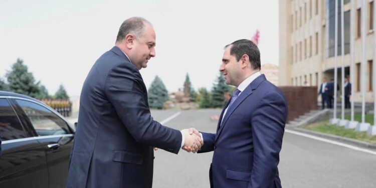 Սուրեն Պապիկյանը և Վրաստանի պաշտպանության նախարարը ստորագրել են երկու երկրների նախարարությունների միջև 2024 թվականի համագործակցության պլանը