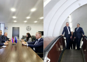 Երևանի մետրոպոլիտենի տնօրենի պաշտոնակատարը և ԵՄ պատվիրակության ղեկավարը քննարկել են դրենաժային թունելի բացման արարողությանը վերաբերող հարցեր