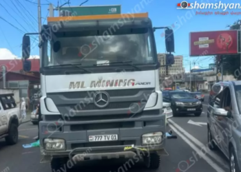 Երևանում բեռնատարը վրաերթի է ենթարկել ամուսիններին․ տեղում մահացել են