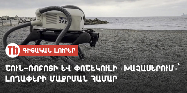 Շուն-ռոբոտի և փոշեկուլի «խաչասերում»` լողափերի մաքրման համար