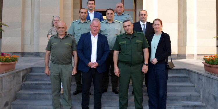 Մարկուս Ռիտերը և Հարավային Կովկասում ԵՄ հատուկ ներկայացուցչի խորհրդականը հանդիպել են ԱԱԾ սահմանապահ զորքերի հրամանատարին