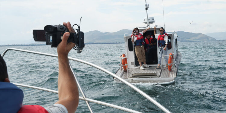 ԶԼՄ ներկայացուցիչները Սևանա լճում  հետևել են ՆԳՆ Ջրային պարեկային ծառայության և Փրկարար ծառայության աշխատանքներին