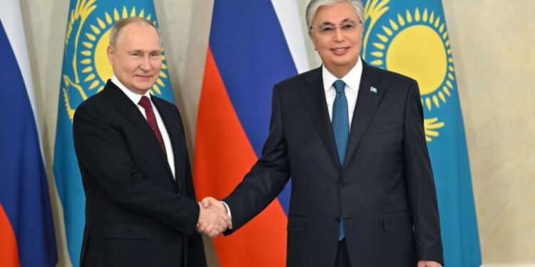 Պուտինը հեռախոսազրույց է ունեցել Ղազախստանի նախագահի հետ