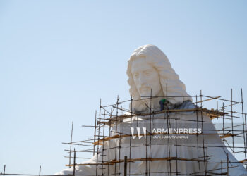 Հիսուս Քրիստոսի արձանի կերտման աշխատանքները. լուսանկարներ