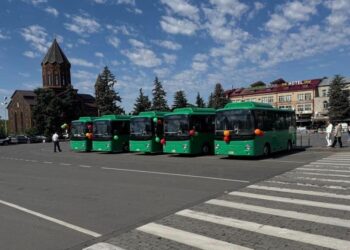 Էլեկտրական ավտոբուսններն արդեն Գյումրիում են