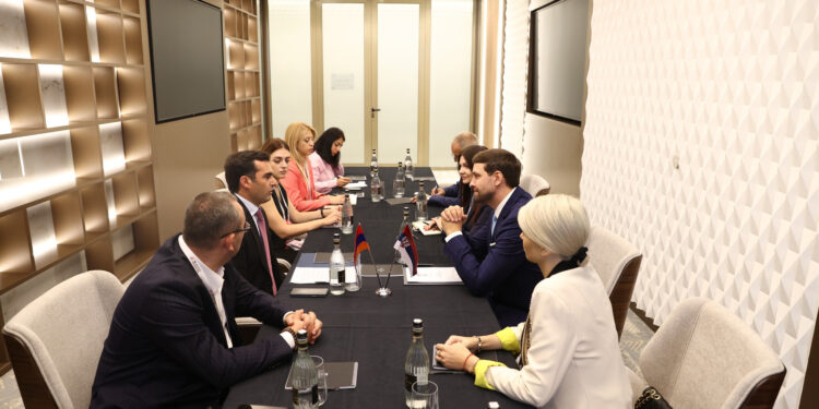 Հայաստանի և Սերբիայի ԱԺ փոխնախագահները կարևորել են երկու երկրների միջև ուղիղ չվերթների իրականացման անհրաժեշտությունը