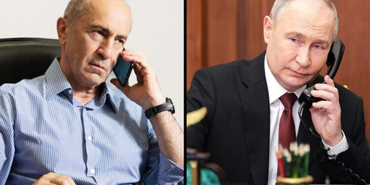 Ռոբերտ Քոչարյանը և Վլադիմիր Պուտինը հեռախոսազրույց են ունեցել. «Փաստ»