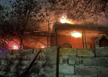 Հրազդանում չբնակեցված տուն է այրվել