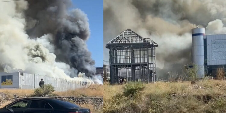 Իսակովի պողոտայում գտնվող խանութներից մեկի պահեստային հատվածում հրդեհ է բռնկվել