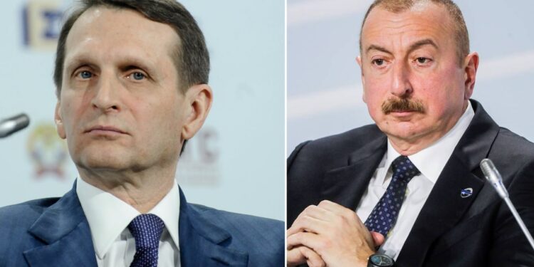 ՌԴ արտաքին հետախուզական ծառայության ղեկավարը եղել է Բաքվում և հանդիպել է Իլհամ Ալիևի հետ