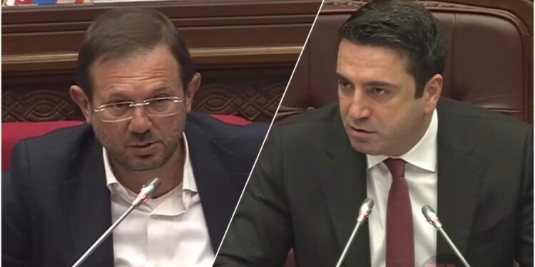 «Պահե՛ք ձեզ որպես Աժ նախագահ»,«Ձեր հետևում նստած պատգամավորին չեք նկատում, ԱԺ նախագահին նկատո՞ւմ եք». տեսանյութ