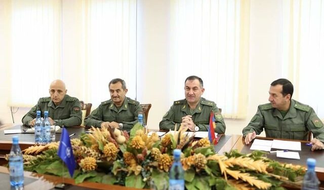 Հայաստան ժամանած ՆԱՏՕ-ի միջազգային ռազմական շտաբի պետը ՀՀ ՊՆ-ում հանդիպումներ է ունեցել