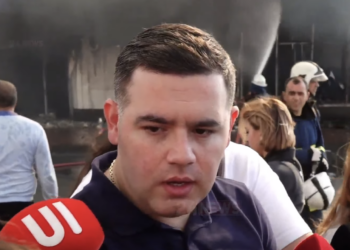 «Դոմուսում» հրդեհի հետևանքով այս պահին տուժածներ չկան․ այրվում է 2․500-3․000 քմ տարածք. ՆԳՆ խոսնակ