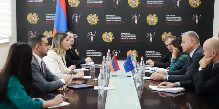 Քննարկվել են ՀՀ-ԵՄ համագործակցության օրակարգային հարցեր․ Սրբուհի Գալյանն ընդունել է ԵՄ դեսպանին