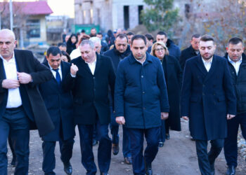 ՏԿԵ նախարարը Լոռու մարզում ծանոթացել է աղետի հետևանքով վնասված ենթակառուցվածքների վերականգնման ընթացքին