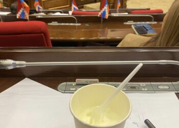 Գեղամ Մանուկյանը Փաշինյանի ելույթի ժամանակ մածուն է կերել. «Հրապարակ»