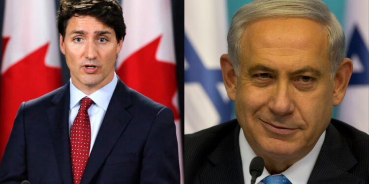 Թրյուդոն ասել է, որ Կանադա գալու դեպքում, Նեթանյահուն կձերբակալվի