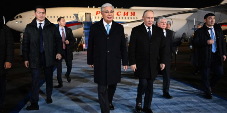 Պուտինը պետական այցով ժամանել է Աստանա