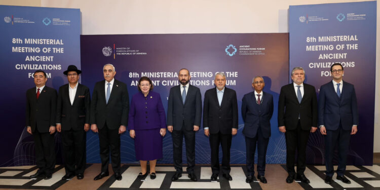 Արարատ Միրզոյանի նախագահությամբ Երևանում մեկնարկել է հնագույն քաղաքակրթությունների ֆորումի 8-րդ նախարարական հանդիպումը