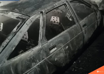 Իջևանում այրվել է կայանած ավտոմեքենա