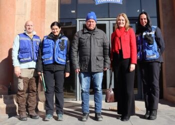 Նիդերլանդների դեսպանը միացել է Խաչիկ գյուղում ԵՄ դիտորդական առաքելության պարեկային խմբին