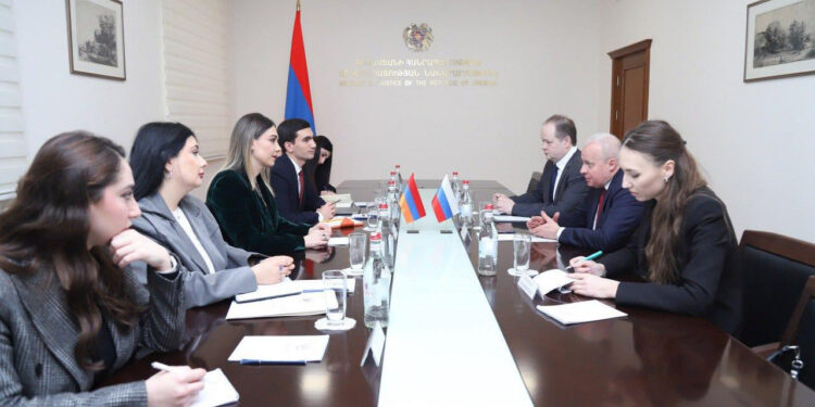 Սրբուհի Գալյանն ու ՌԴ դեսպանը քննարկել են իրավական օգնության հարցում ՀՀ-ի և ՌԴ-ի փոխգործակցությունը