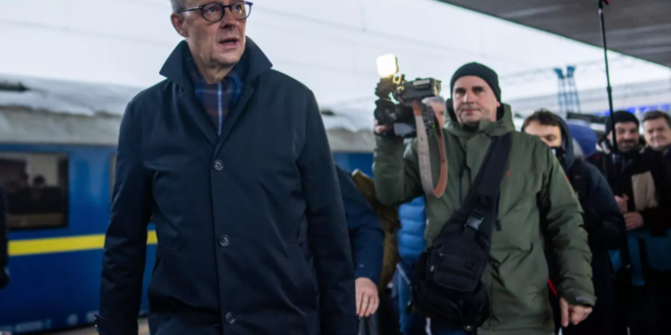 Գերմանիայի կանցլերի թեկնածուն ժամանել է Կիև