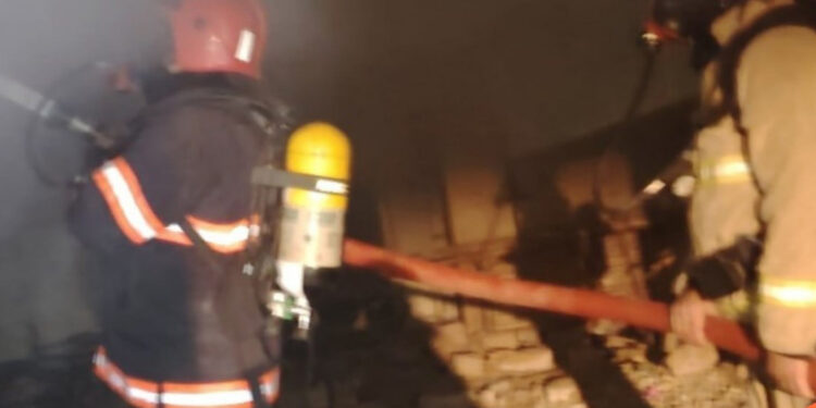 Հրդեհ Մարալիկ քաղաքում՝ նախկին կինոյի տան շենքում