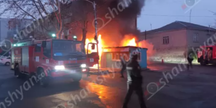 Խոշոր հրդեհ՝ Արտաշատում գործող արագ սննդի կետում