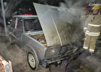 Մասիսում հրկիզել են քրեական հետախուզության նախկին օպերլիազորի ավտոմեքենան