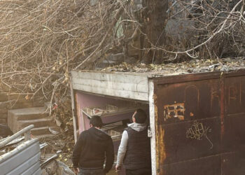 Լեոյի փողոցում ապօրինի մետաղական ավտոտնակ է ապամոնտաժվել