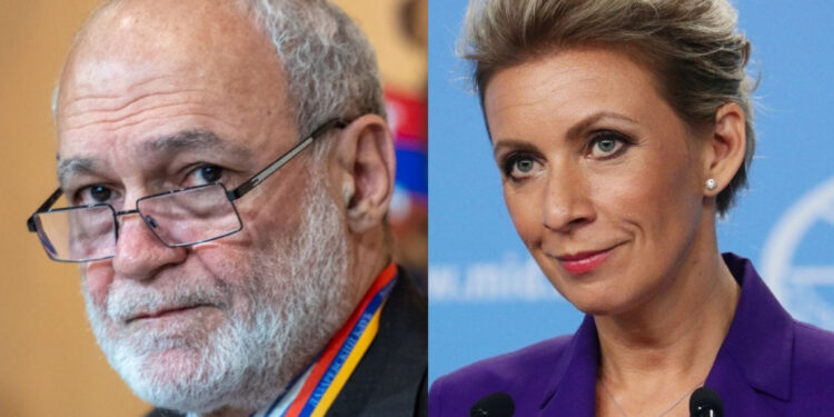 «Անդրանիկ Միհրանյանի մուտքի արգելքը համարում ենք բացարձակապես ոչ բարեկամական քայլ պաշտոնական Երևանի կողմից». Զախարովա