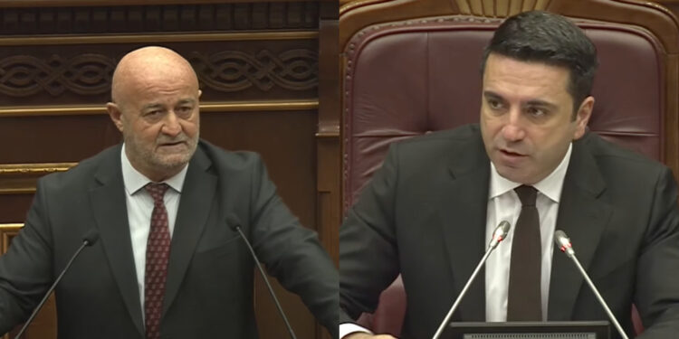 Ալեն Սիմոնյանը խնդրեց փոխել Հովիկ Աղազարյանի տեղն ԱԺ-ում