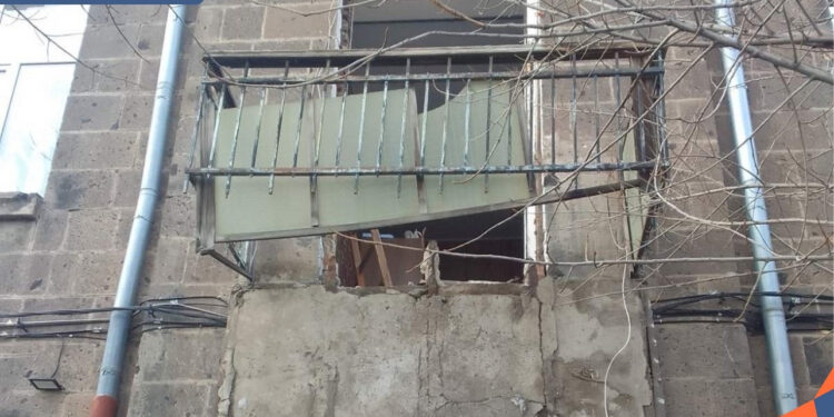 Փլուզում Գյումրու բնակարաններից մեկում. կա տուժած