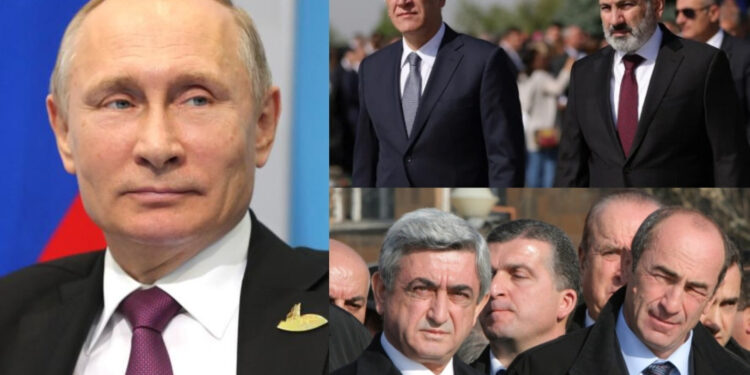 Պուտինը շնորհավորել է Վահագն Խաչատուրյանին, Նիկոլ Փաշինյանին, Ռոբերտ Քոչարյանին և Սերժ Սարգսյանին