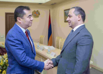 Քննչական կոմիտեի նախագահն ընդունել է ՀՀ-ում Չինաստանի դեսպանի ժամանակավոր հավատարմատարին