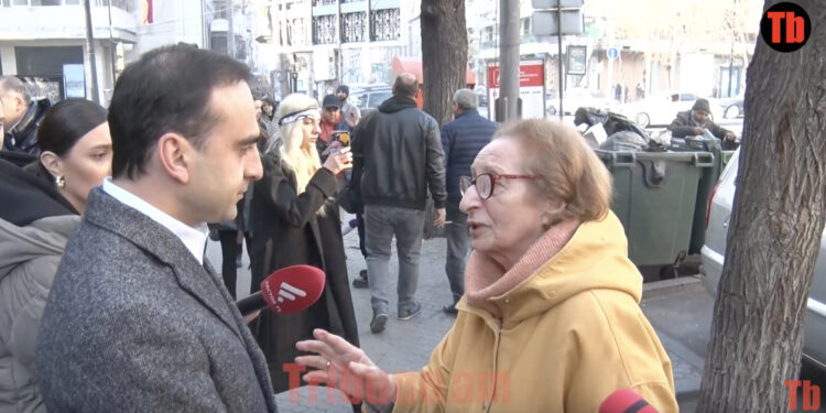 Ի՞նչ Խորեն, ի՞նչ արձան..Ավինյանը շվարում է, քաղաքացին ուզում է փոսից հանել Տեր-Հարությանի արձանը. տեսանյութ