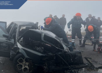 Գյումրի-Հայկավան ավտոճանապարհին բախվել են Audi, PAZ և GAZel մակնիշների ավտոմեքենաներ