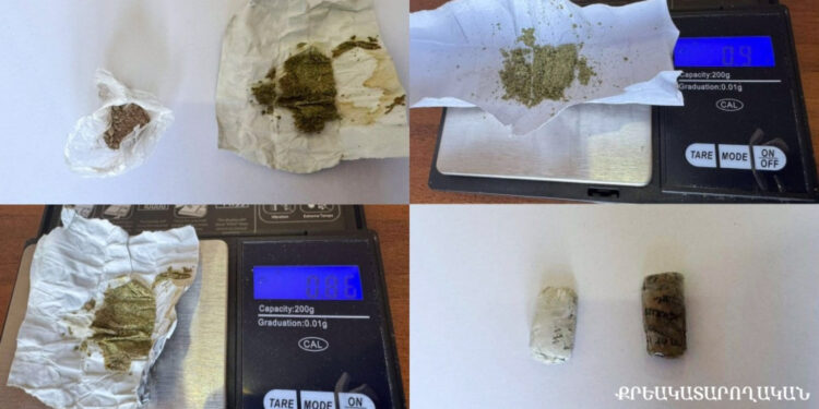 «Արմավիր» ՔԿՀ տեսակցության եկած քաղաքացուհին բերանի խոռոչում և պայուսակում թաքցրել էր թմրամիջոցներ