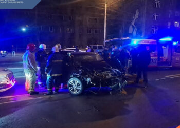 Տիգրան Մեծի պողոտայում չորս մեքենա է բախվել․ տուժածը հոսպիտալացվել է